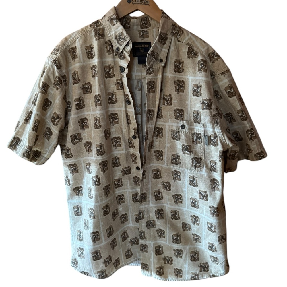 Vintage Woolrich Buck Deer Button Down Shirt